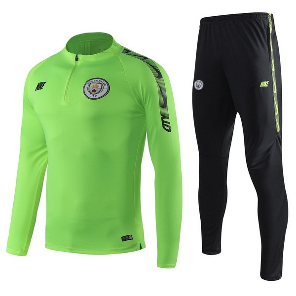 Chandal Manchester City 2019-20 Verde Fluorescente